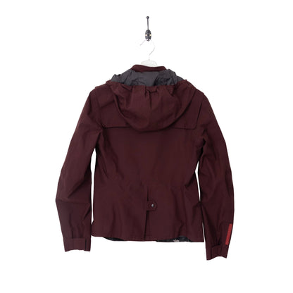 Prada Burgundy Panelled Technical Jacket