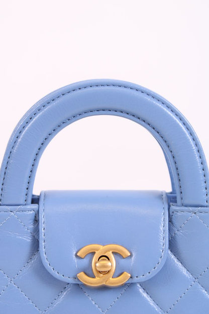 Chanel Micro Kelly Handbag Blue | O/S, Blue