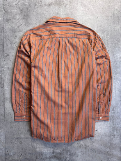 Christian Dior Orange Stripe Long Sleeve Shirt