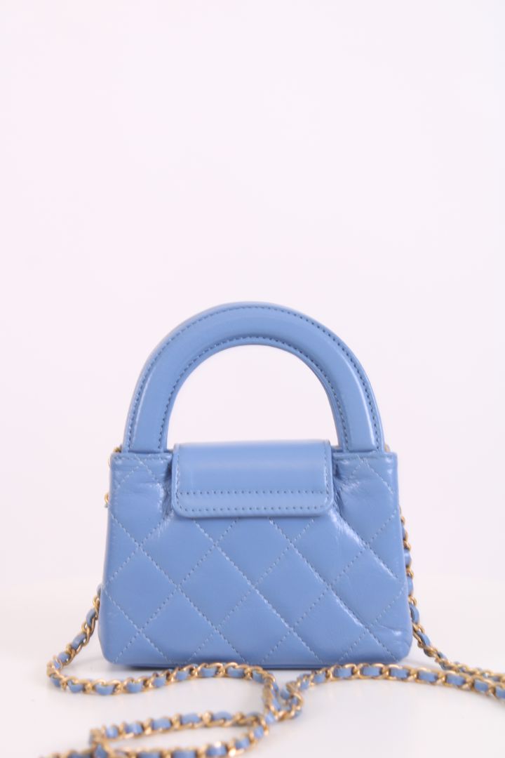 Chanel Micro Kelly Handbag Blue | O/S, Blue