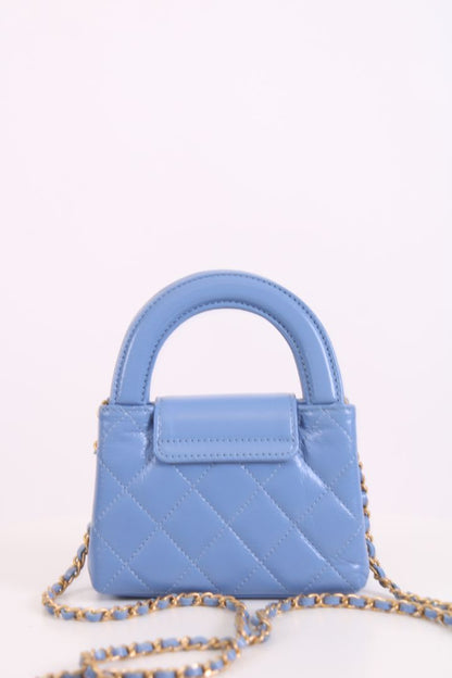 Chanel Micro Kelly Handbag Blue | O/S, Blue
