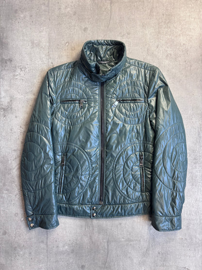 D&G Multi-Zip Khaki Lightweight Puffer