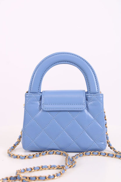Chanel Micro Kelly Handbag Blue | O/S, Blue