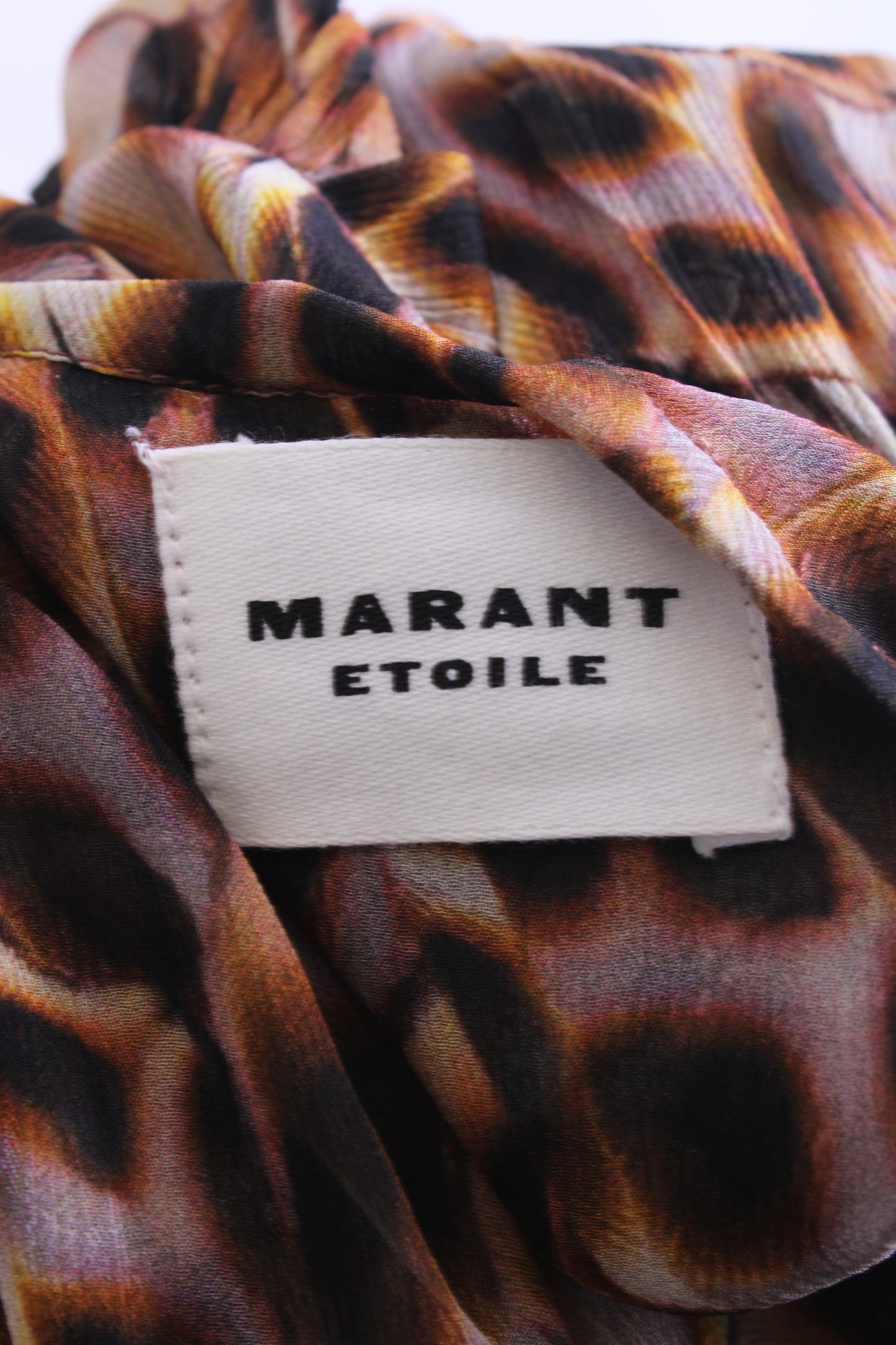 Isabel Marant Etoile L/S Print Blouse/ Skirt /Co-ord Brown/ Yellow 10 | O/S, Brown