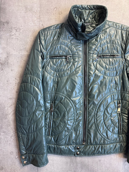 D&G Multi-Zip Khaki Lightweight Puffer