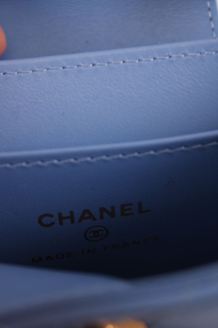 Chanel Micro Kelly Handbag Blue | O/S, Blue
