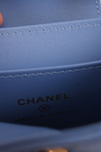 Chanel Micro Kelly Handbag Blue | O/S, Blue