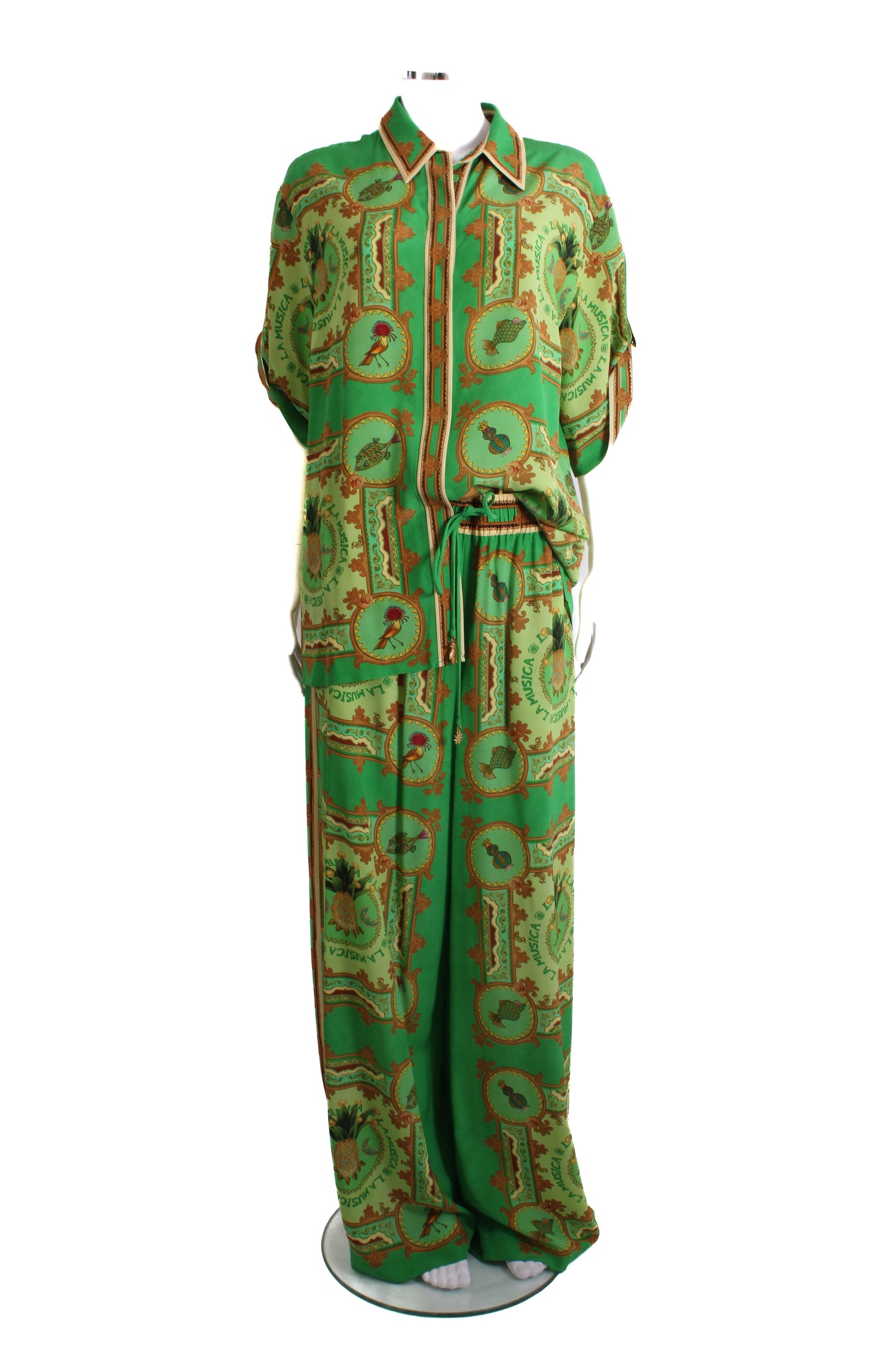 Alemais La Musica Print Co-ord Green 12 | O/S, Green