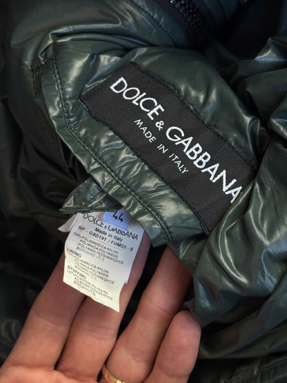 D&G Multi-Zip Khaki Lightweight Puffer