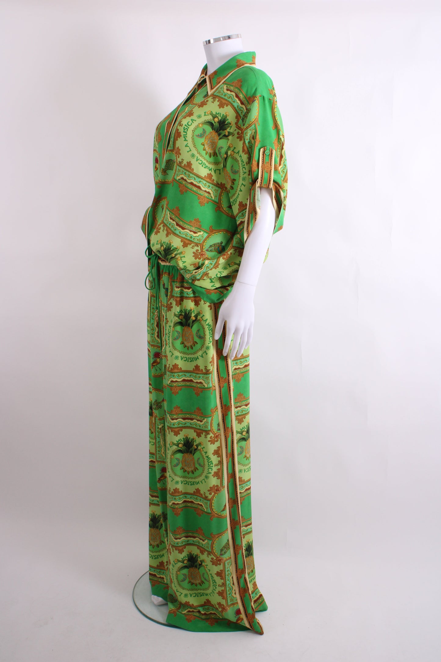 Alemais La Musica Print Co-ord Green 12 | O/S, Green