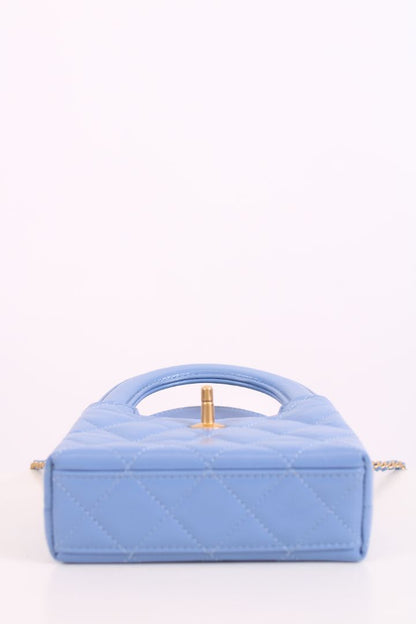 Chanel Micro Kelly Handbag Blue | O/S, Blue