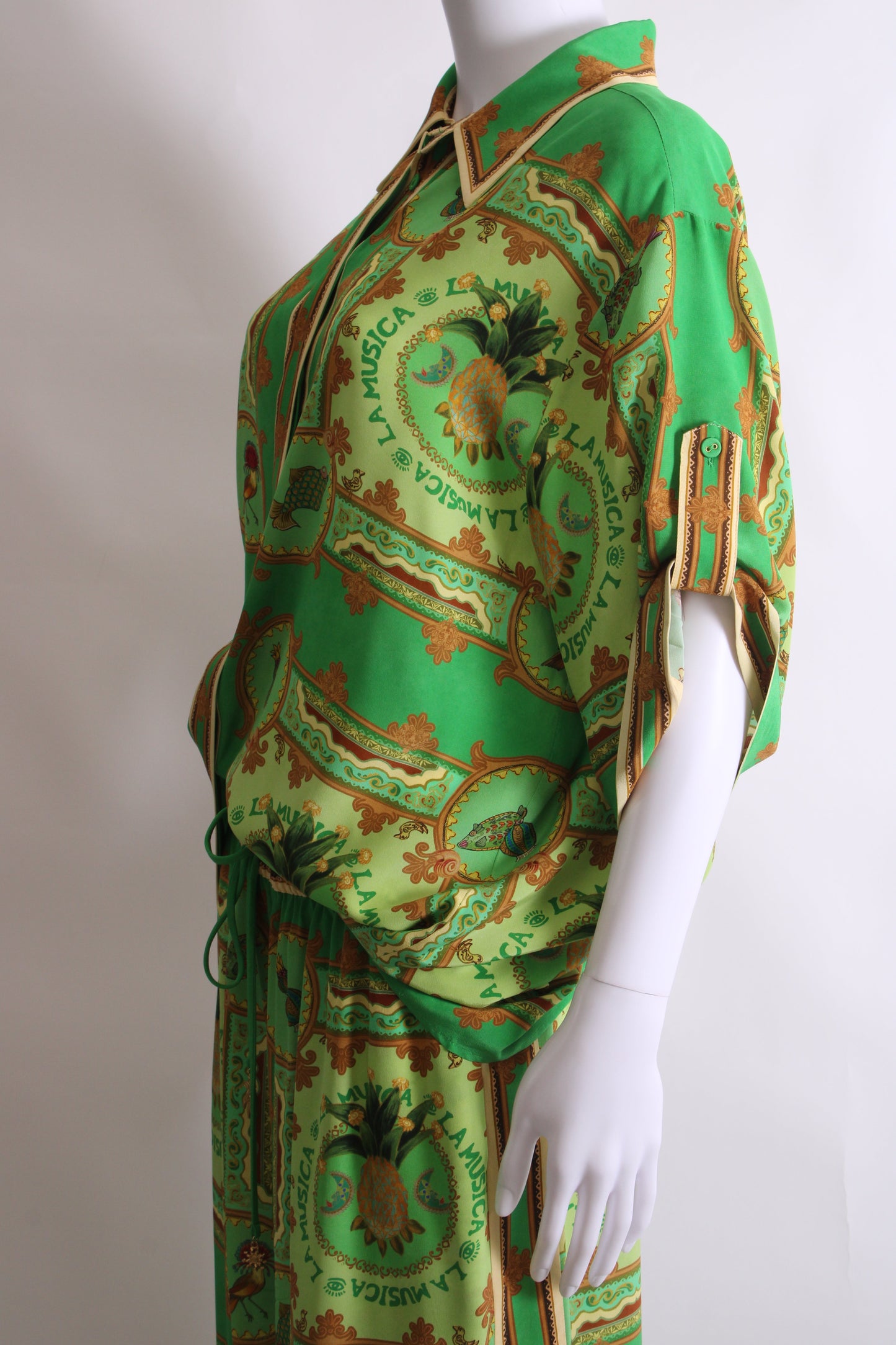 Alemais La Musica Print Co-ord Green 12 | O/S, Green