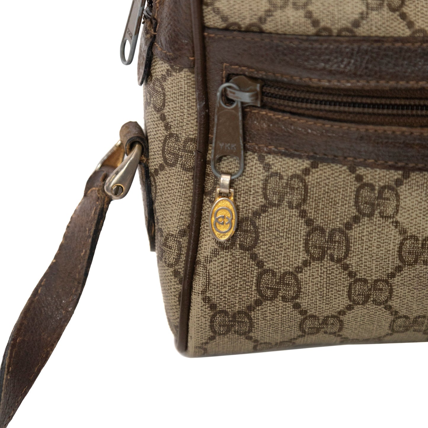 Gucci Crossbody Monogram Bag with Classic Gucci Trim