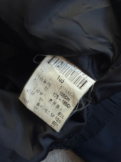 YSL Silk Lined Navy Harrington Jacket