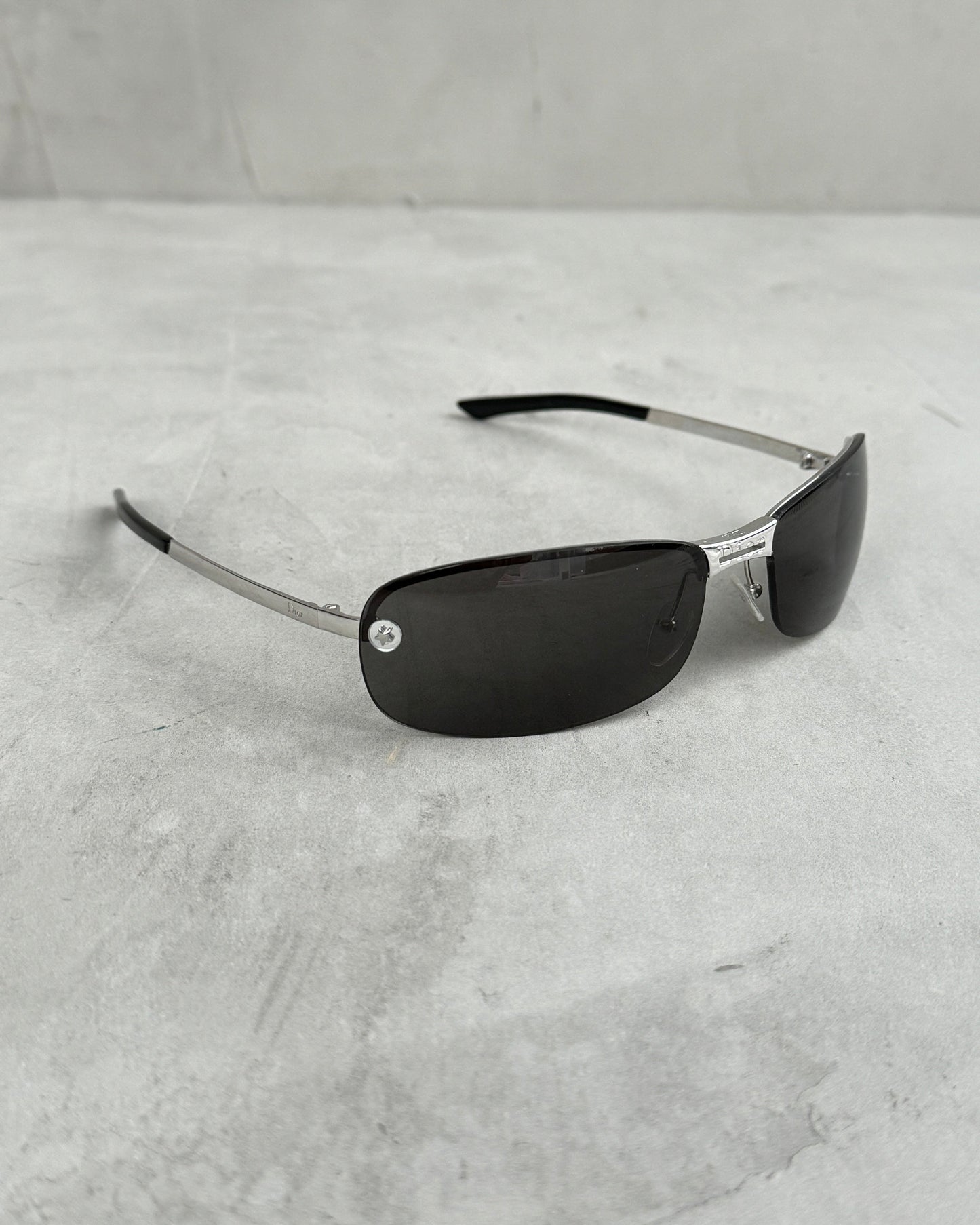 DIOR 2000'S 'ADIORABLE' RIMLESS SUNGLASSES | O/S, Silver