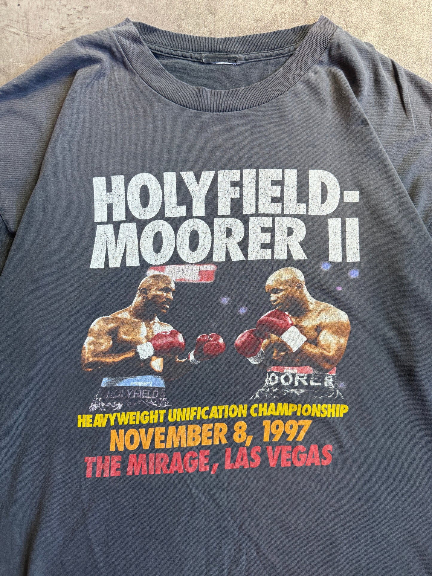 1997 Holyfield vs Moorer Boxing Graphic Tee