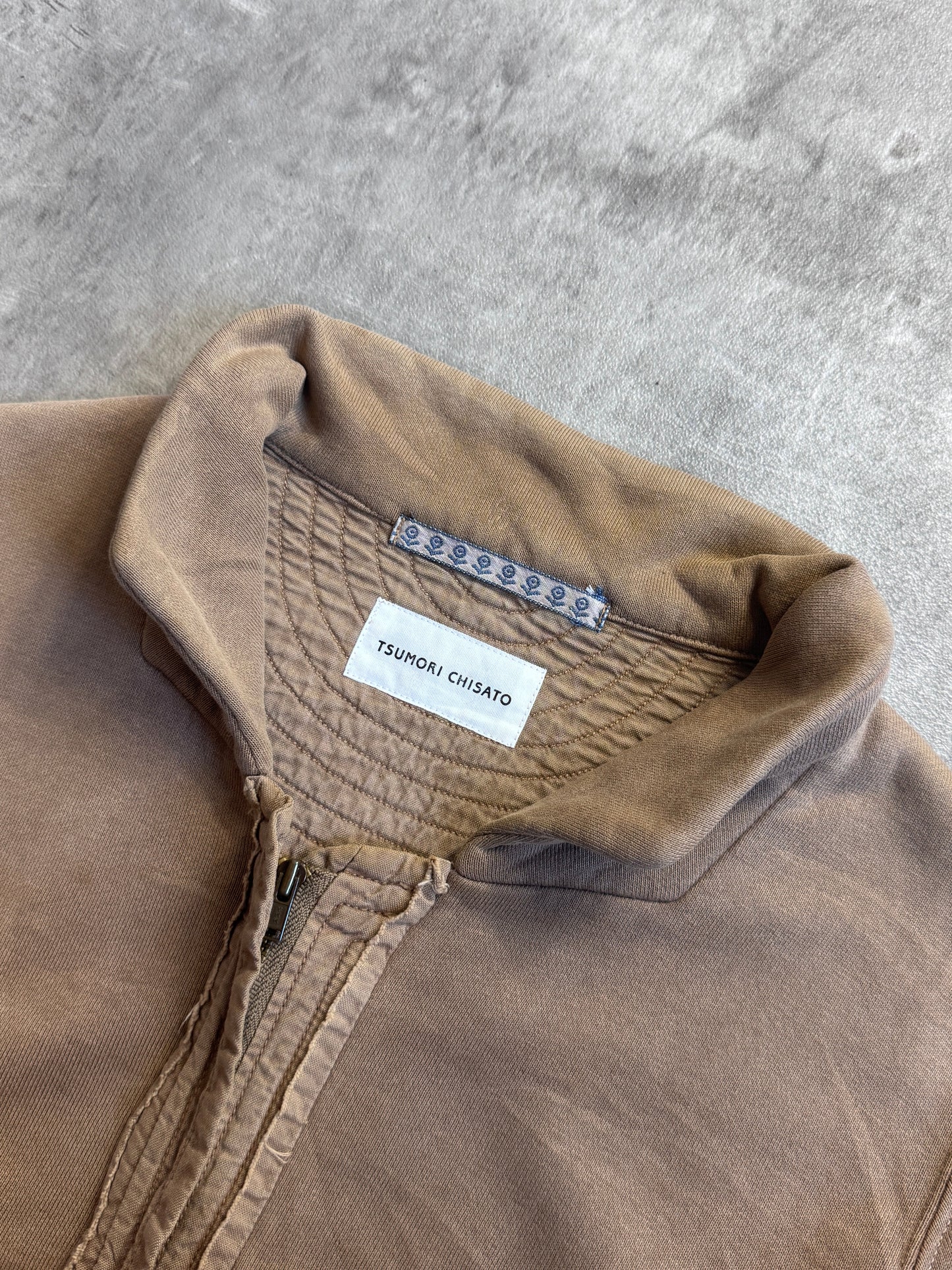 Tsumori Chisato Beige Zip Up Sweater