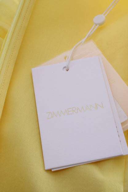 Zimmermann S/S Pleated Dress Yellow 12 | O/S, Yellow