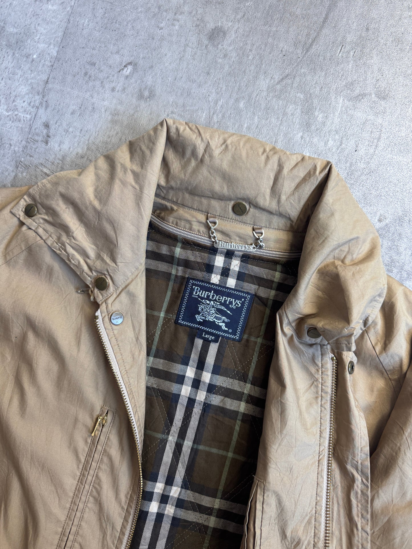 Burberry Beige Parka Jacket