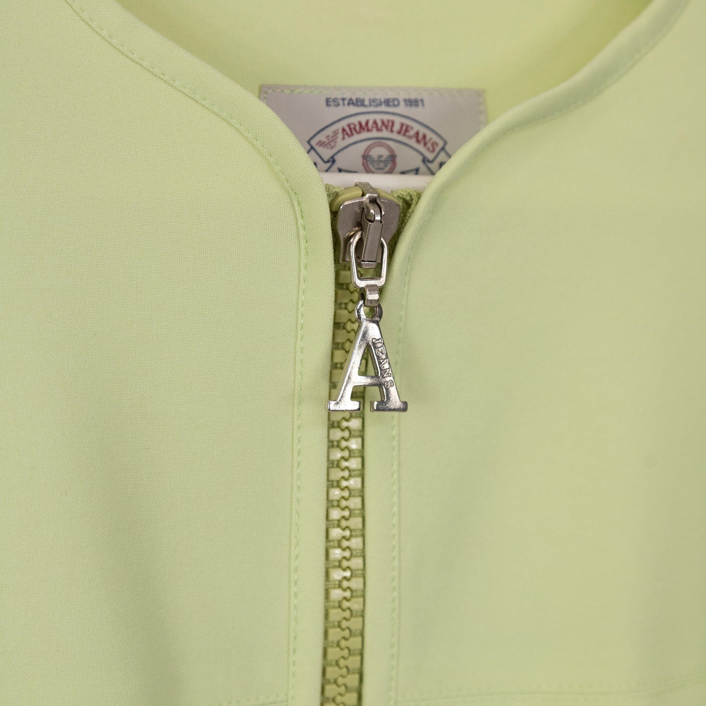 Armani Jeans Lime Green Lightweight Jacket