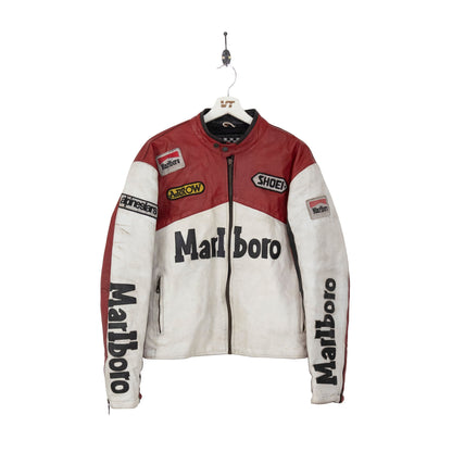 Marlboro Racing Tri Tone Leather Jacket