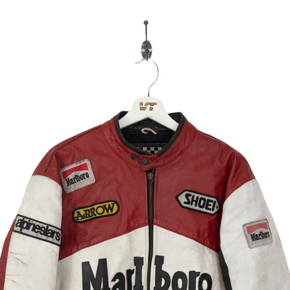 Marlboro Racing Tri Tone Leather Jacket