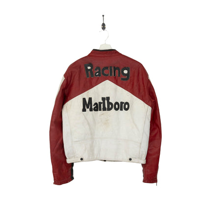 Marlboro Racing Tri Tone Leather Jacket
