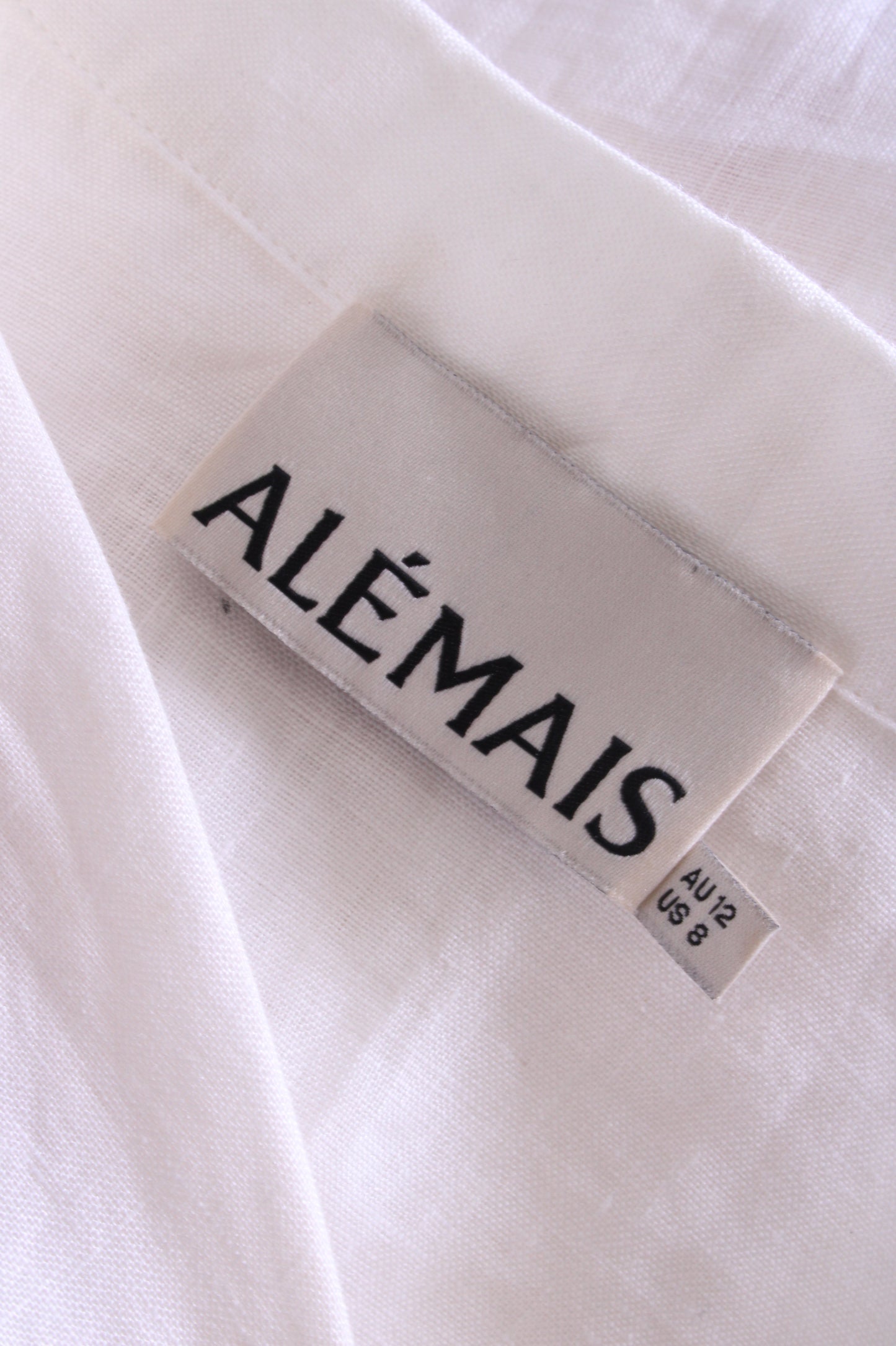 Alemais S/S Shirt/ Trouser Co-ord White/ Beige 12 | O/S, Multicoloured