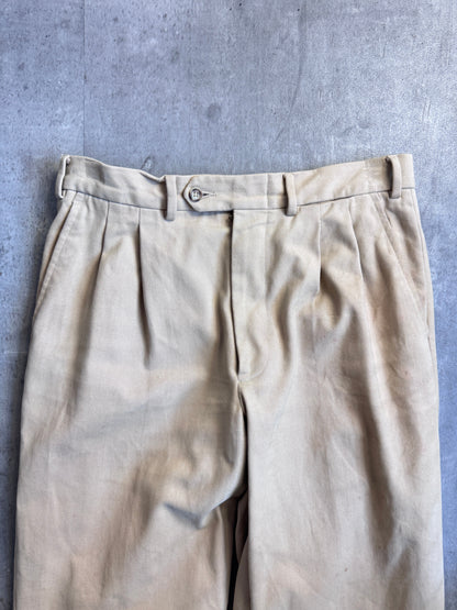 Burberry Beige Tailored Chinos (sold as seen)