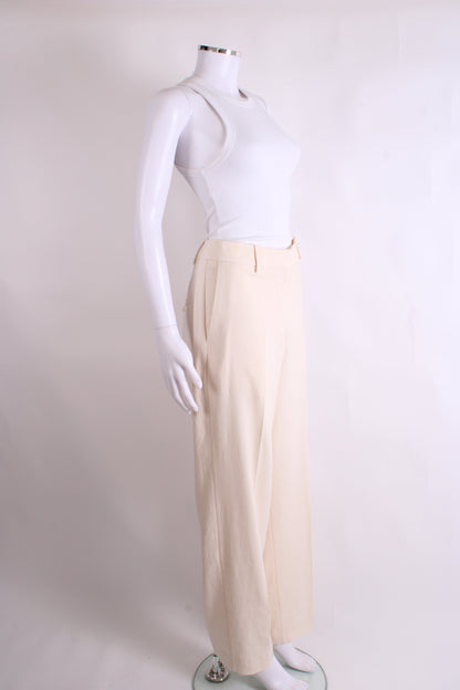 By Malene Birger Pleat Front Trousers Cream 14 | O/S, Cream