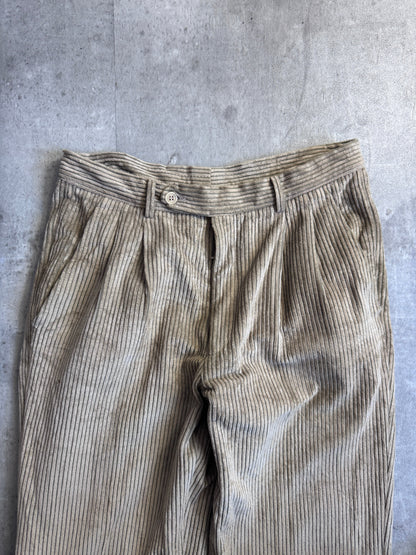 Valentino Beige Corduroy Trousers