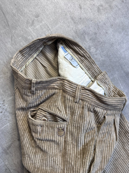 Valentino Beige Corduroy Trousers