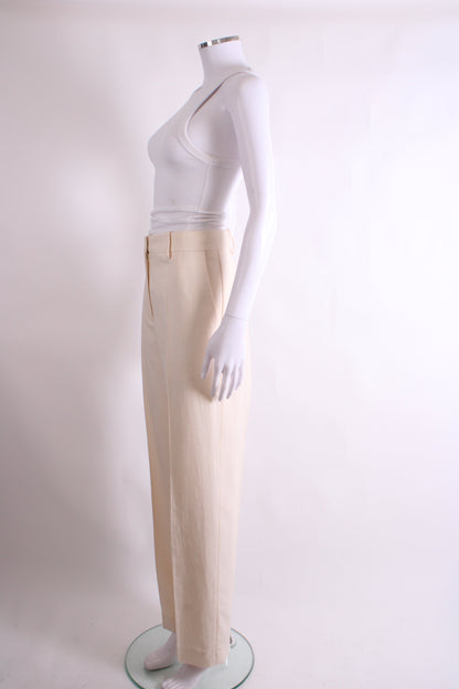 By Malene Birger Pleat Front Trousers Cream 14 | O/S, Cream