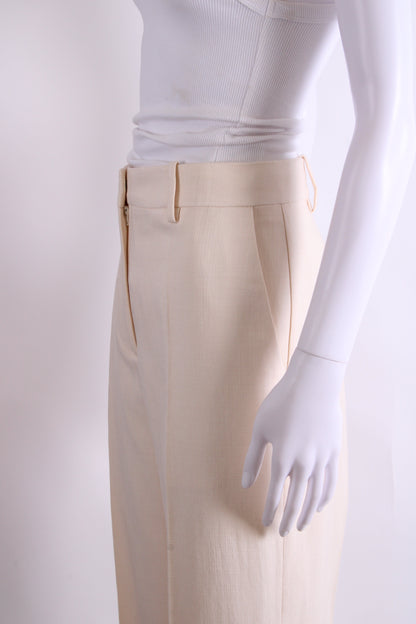 By Malene Birger Pleat Front Trousers Cream 14 | O/S, Cream