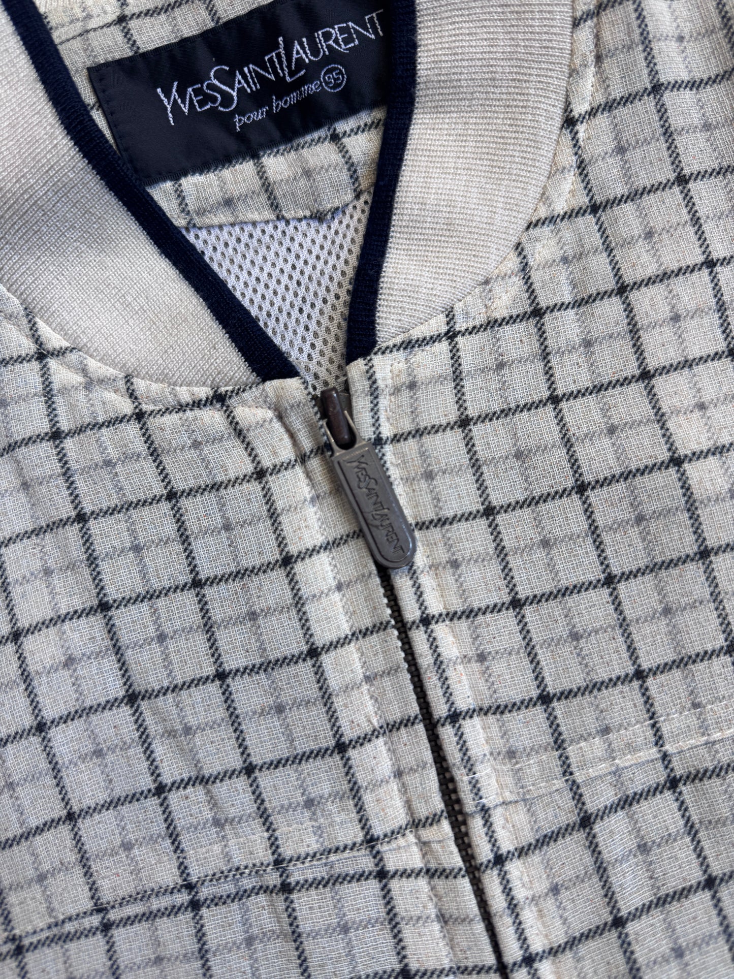 YSL Check Lightweight Bomber