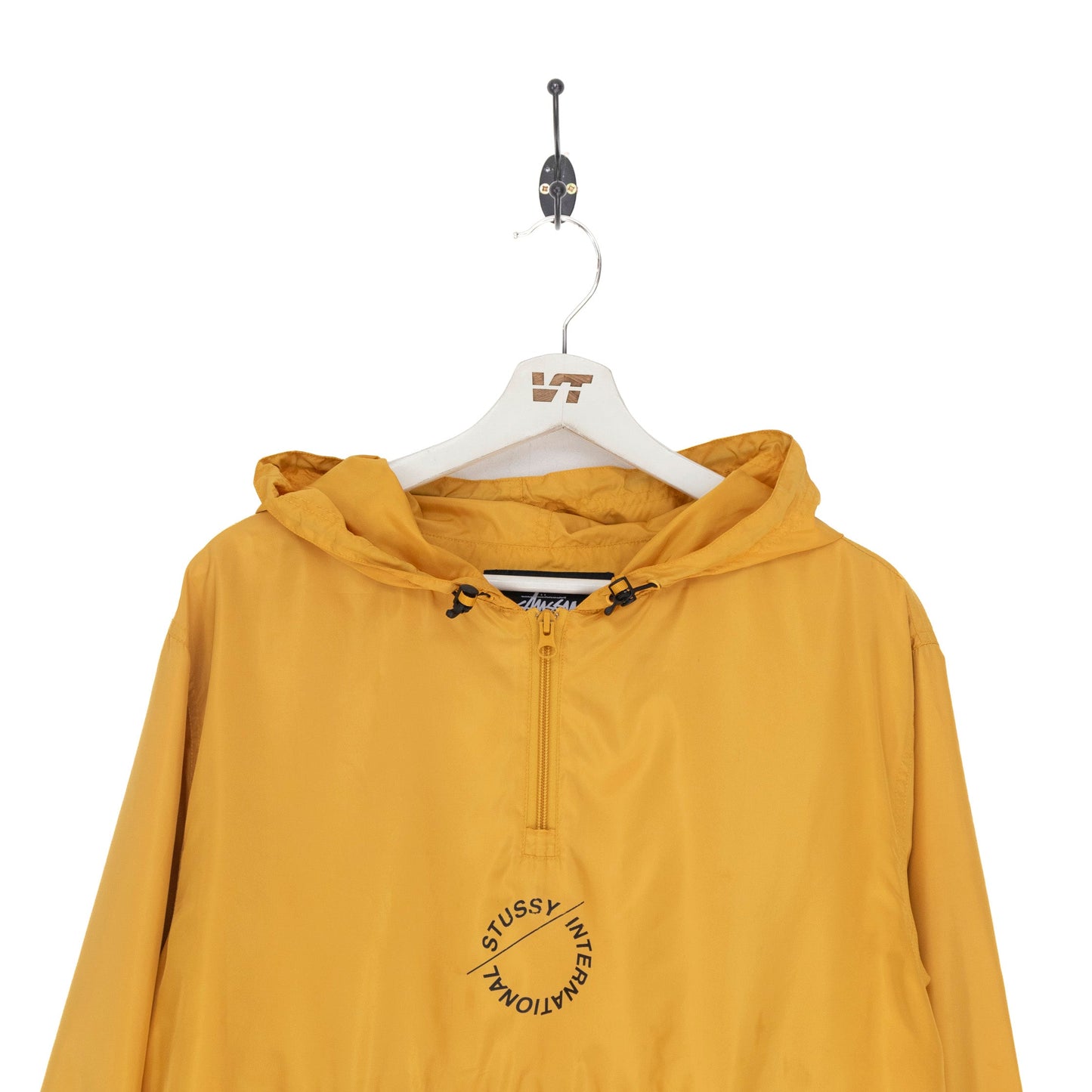 Stussy International Yellow Hooded Tech Jacket