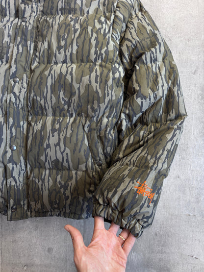 Stussy Camo Puffer Jacket