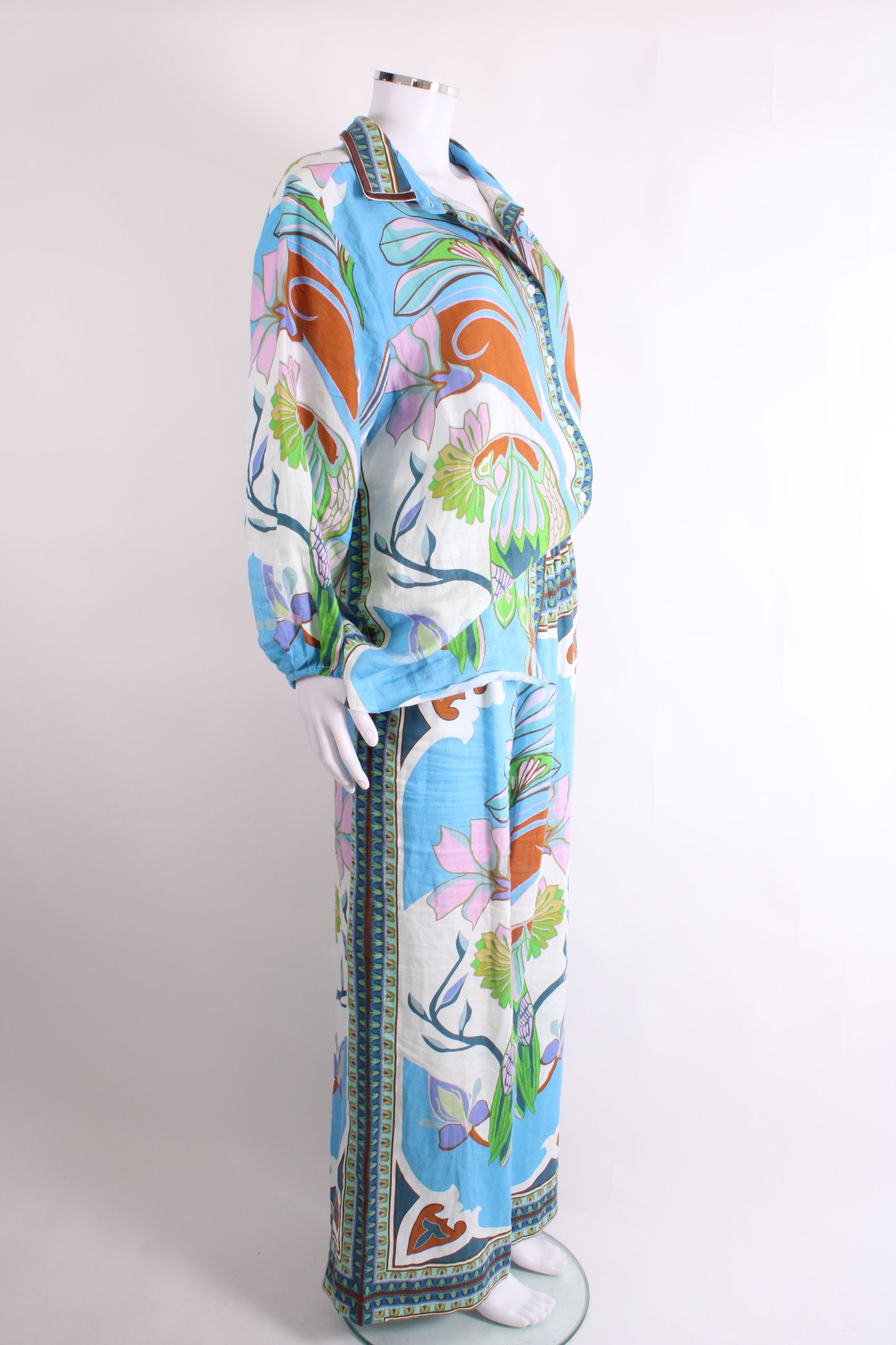 Lug Von Siga Print Shirt/ Trouser Co-ord Multi Coloured 14 | O/S, Red