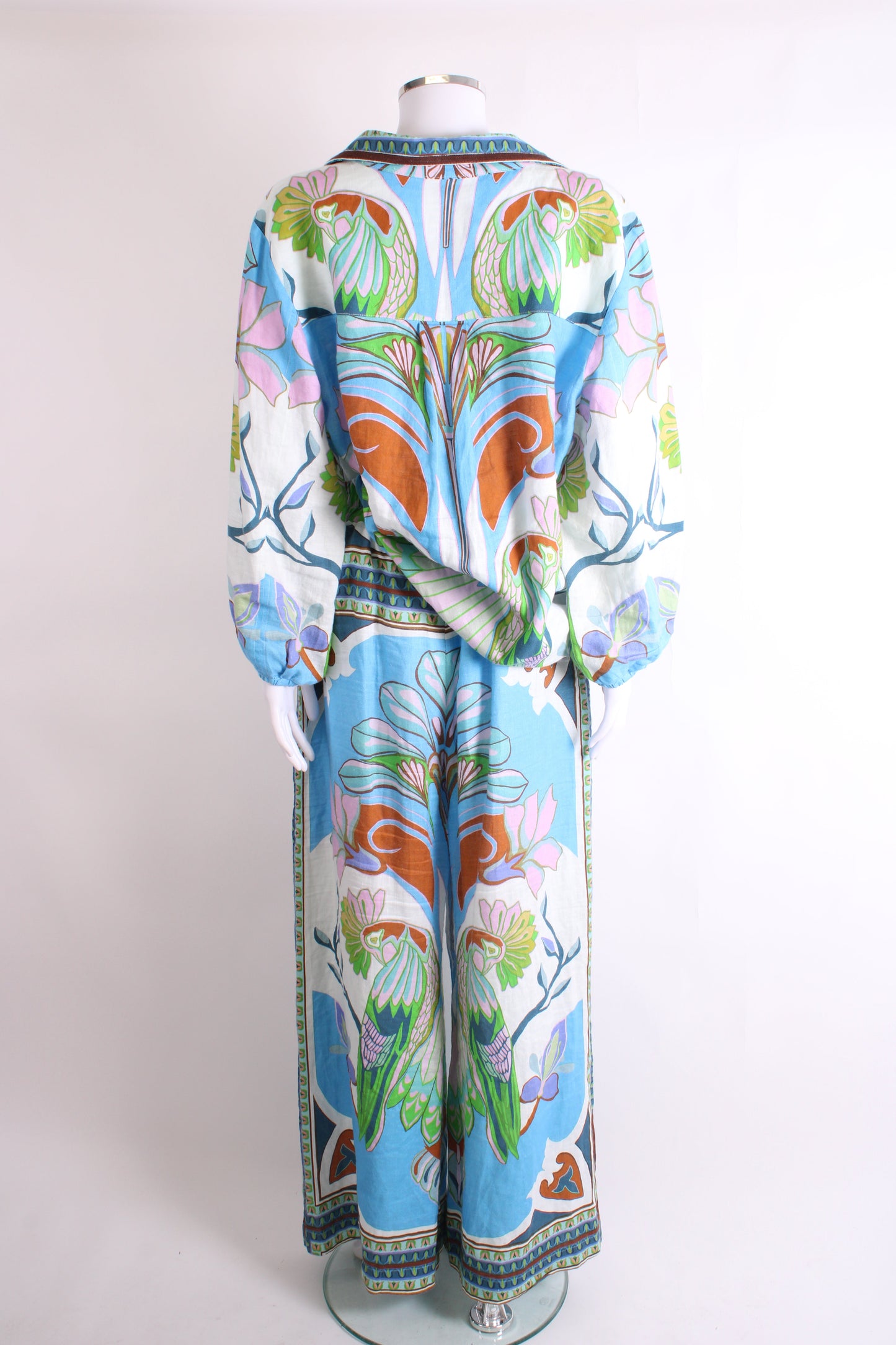 Lug Von Siga Print Shirt/ Trouser Co-ord Multi Coloured 14 | O/S, Red