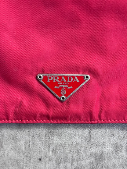 Prada Nylon Red Side Bag