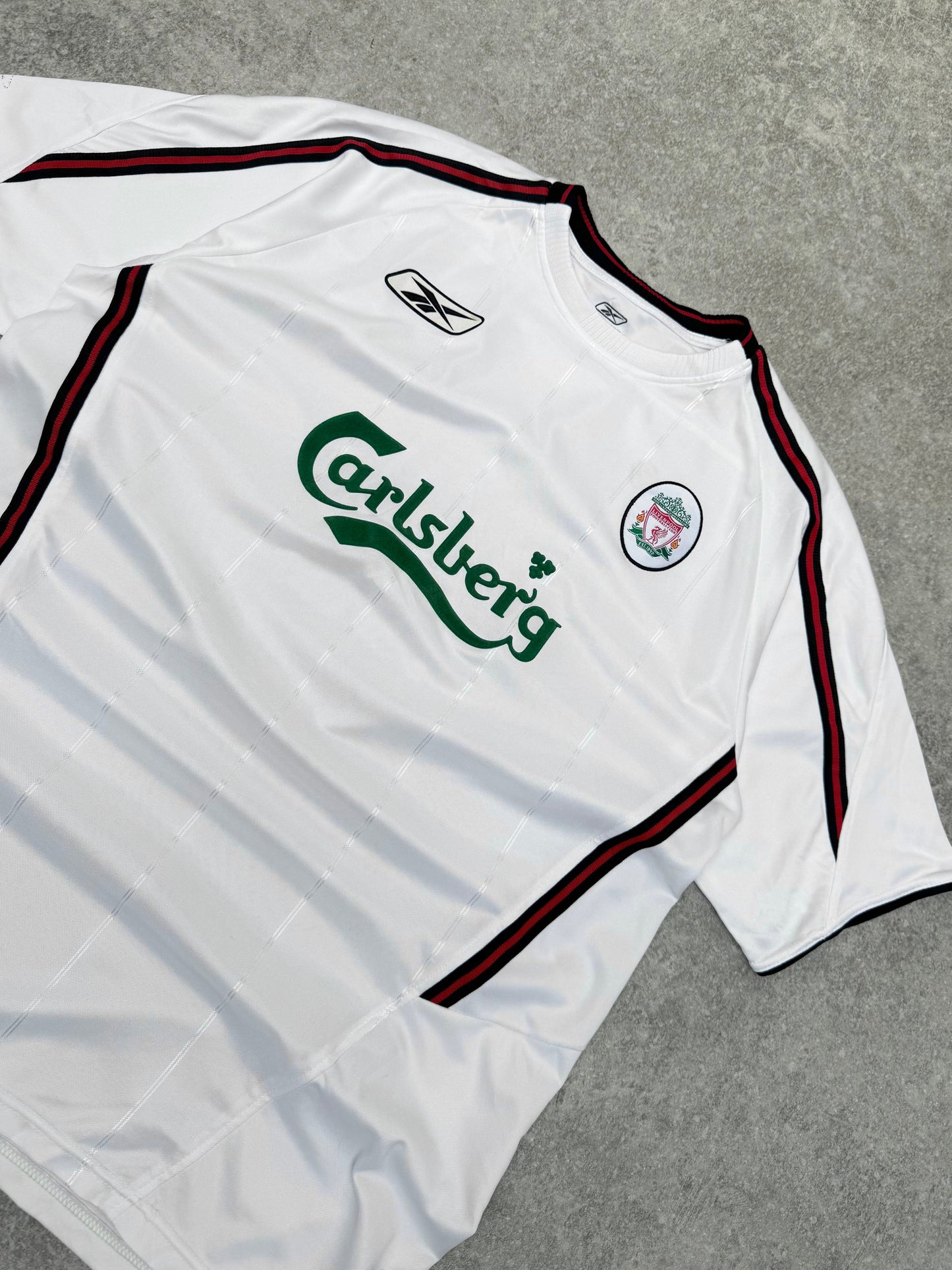 2003-2004 Liverpool FC Away 'Heskey 8' Football Shirt