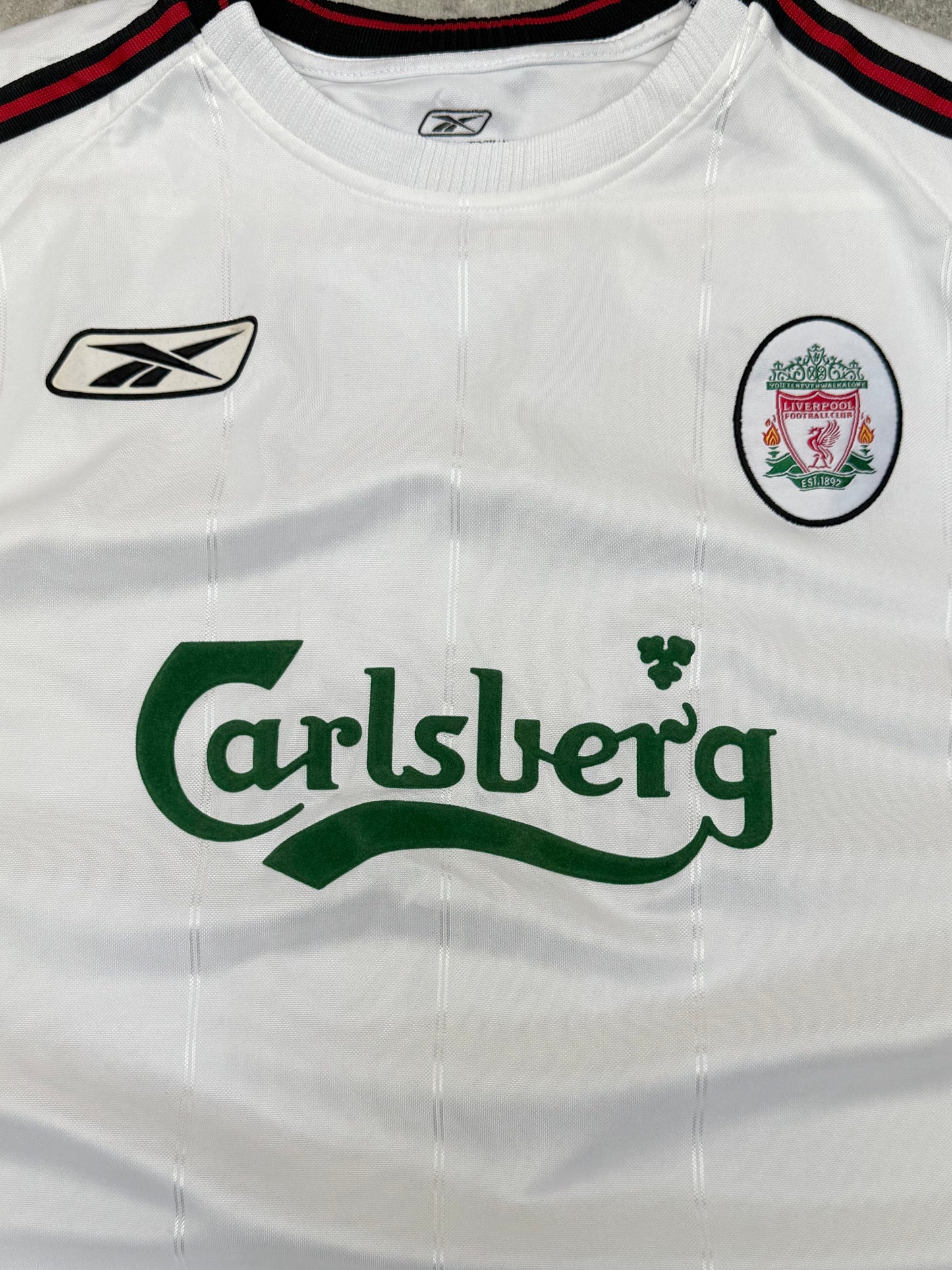 2003-2004 Liverpool FC Away 'Heskey 8' Football Shirt