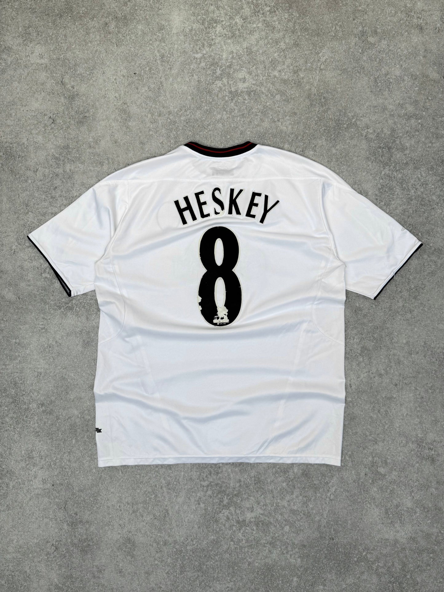 2003-2004 Liverpool FC Away 'Heskey 8' Football Shirt