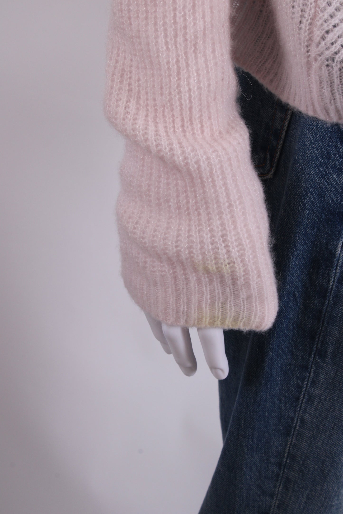 ME+EM L/S Cropped Cardigan Light Pink S | Small, Pink