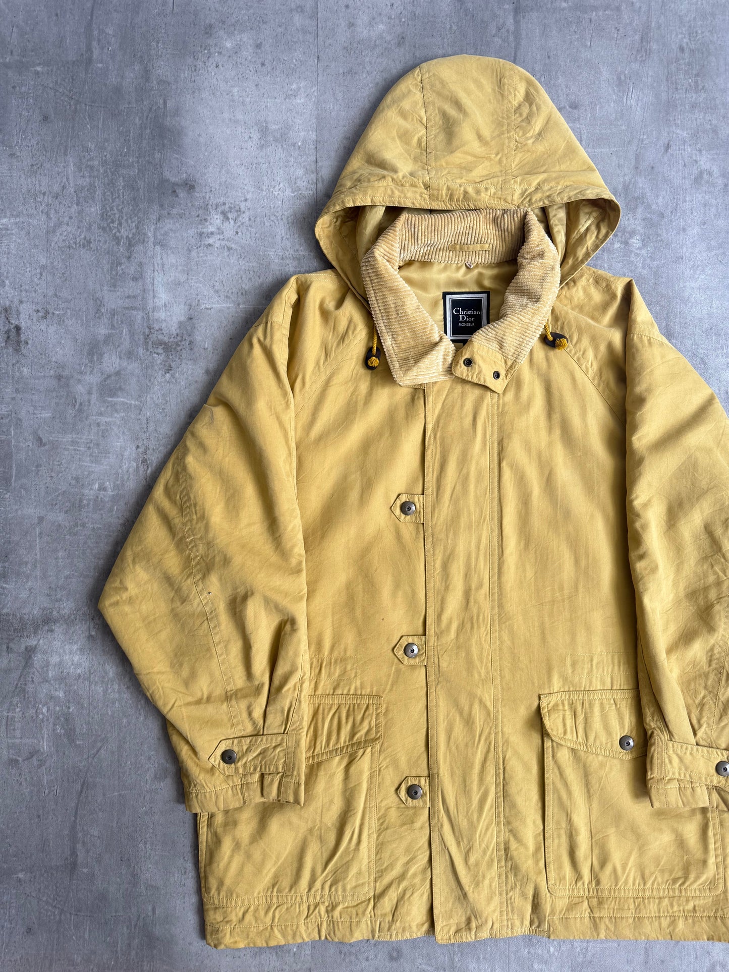 Christian Dior Cord Lined Hooded Parka Jacket