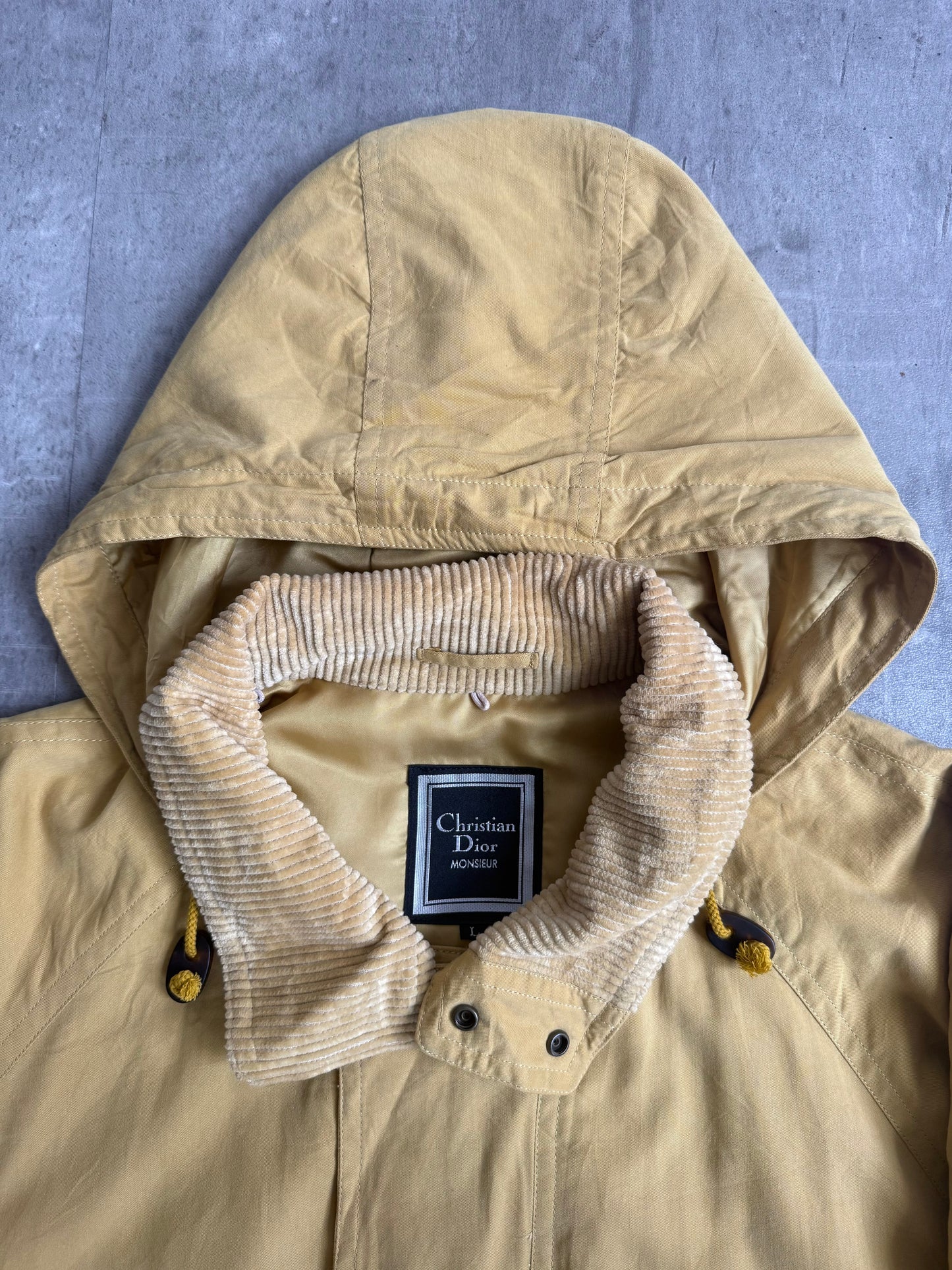 Christian Dior Cord Lined Hooded Parka Jacket