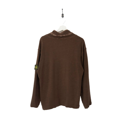 Stone Island by Paul Harvey A/W 2001 Brown Sweatshirt