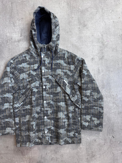 Issey Miyake Final Home Harris Tweed Houndstooth Jacket