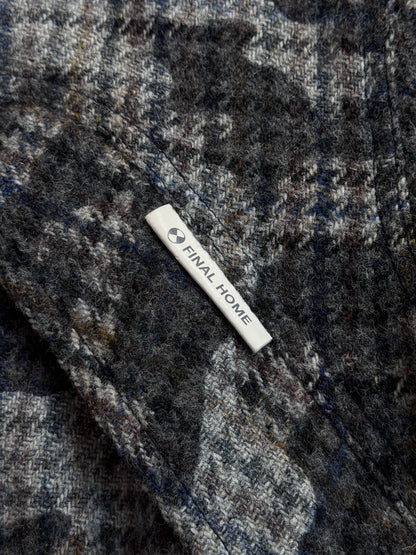 Issey Miyake Final Home Harris Tweed Houndstooth Jacket