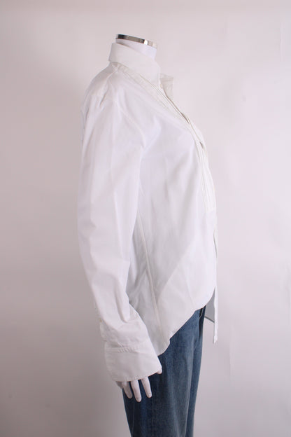 Jil Sander L/S Pleated Front Shirt White 2 | O/S, White